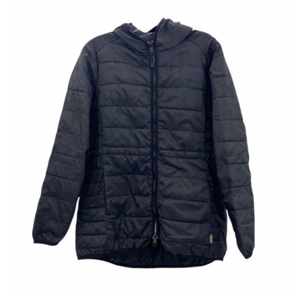 Woolrich Jackets & Blazers - Woolrich Women's Quilted Jacket Black Lightweight Wool-Loft w/ Hood-Size-Medium